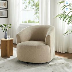 Mainstays Swivel Accent Chair, Taupe