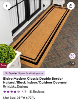 Outdoor door mat