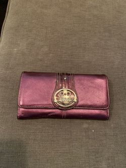Kathy Van Zeeland purple wallet