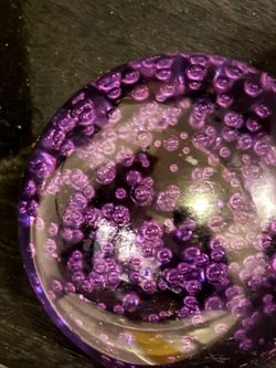 Purple Paperweight 