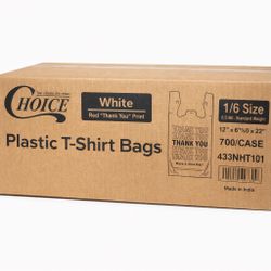 Plastic Bags, Thankyou Plastic T Shirt Bags