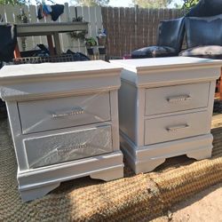 $50 RE- DONE END TABLES / NIGHT STANDS