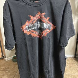 Vintage Thrashed Harley Davidson Shirt Size XL