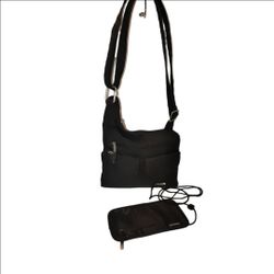 Travelon Classic Crossbody & Travelon Passport Holder 