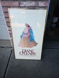 Classic Diane O'Leary Navajo Woman Picture