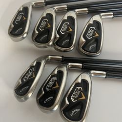 Callaway ERC Fusion Irons 5-PW,AW