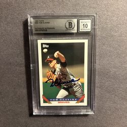 1993 Topps #280 Tom Glavine w/ on card  auto. Negotiable