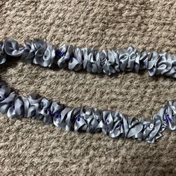 Silver Purple Lei