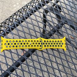 Apple Watch Yellow And Navy Blue Silicone Sports Band 49/45/44/42