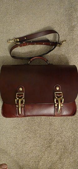 Leather Messenger Bag