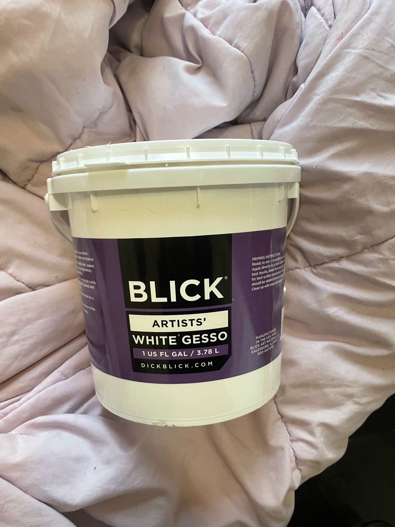 block white gesso