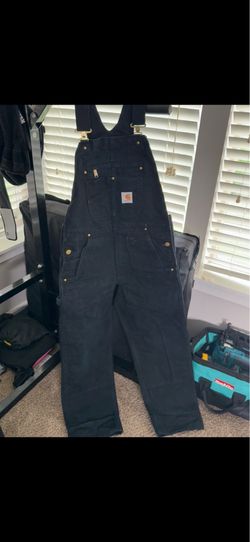 Carhartt overalls black firm fit