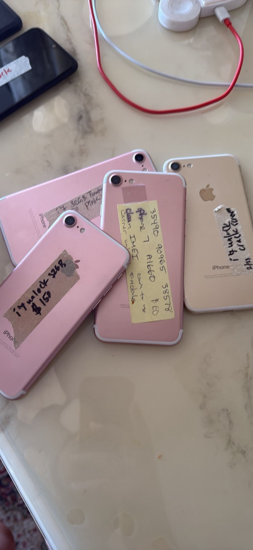 iPhone 7 Unlock WiFi Use $70 Each Firm Just the phone