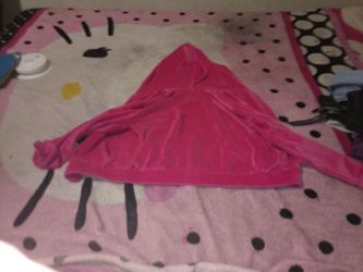 Pink zip up hoodie