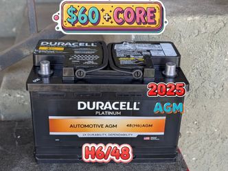 AGM Car Battery Group Size 48/H6