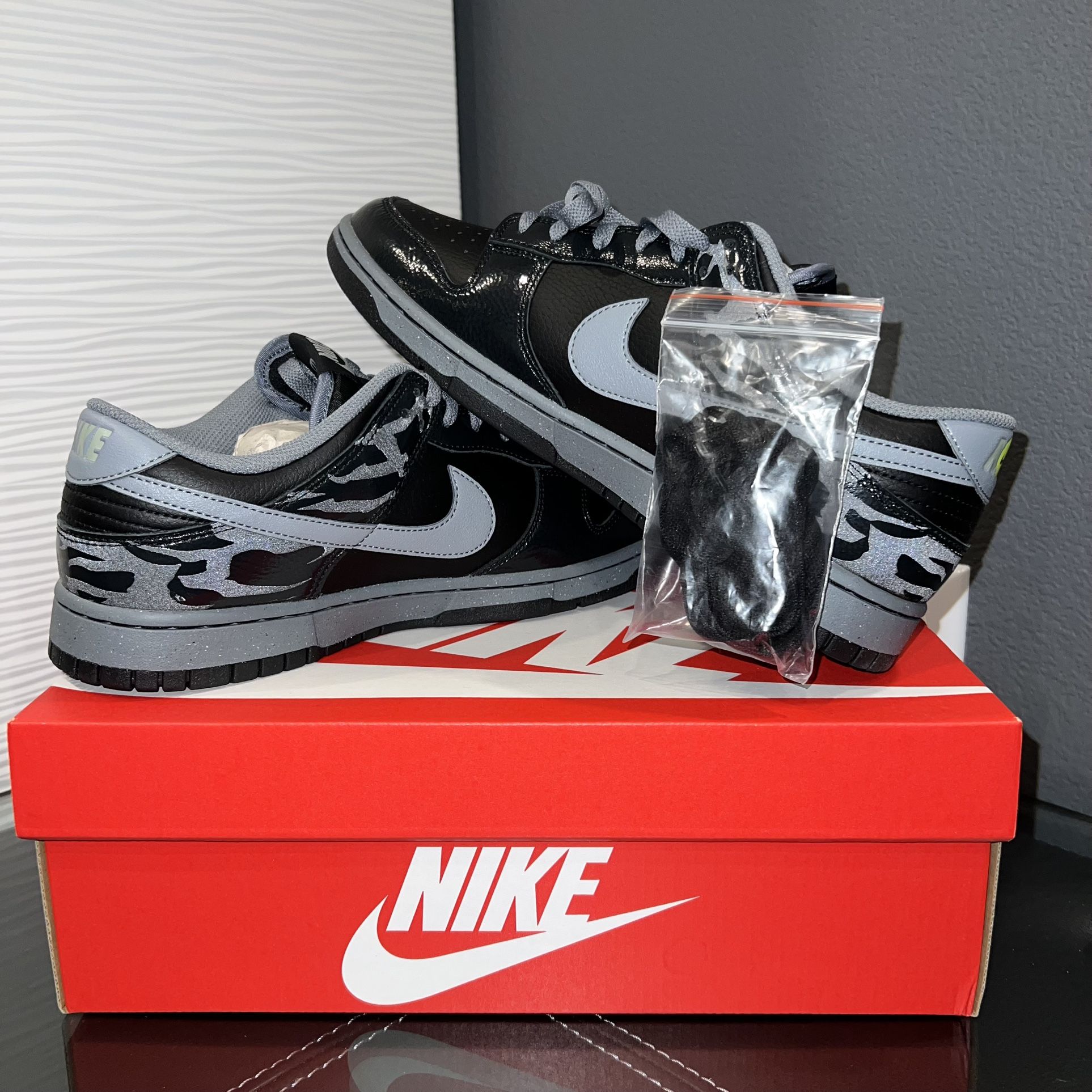 Nike Dunk Low “Berlin” Retro Black Grey Noir Size 11