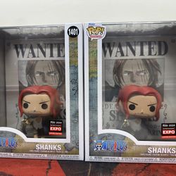 Shanks Wanted Poster Funko Pop