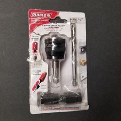 Diablo 3/8" SnapLock Plus Hole Saw Mandrel System with Fast Plug Ejection