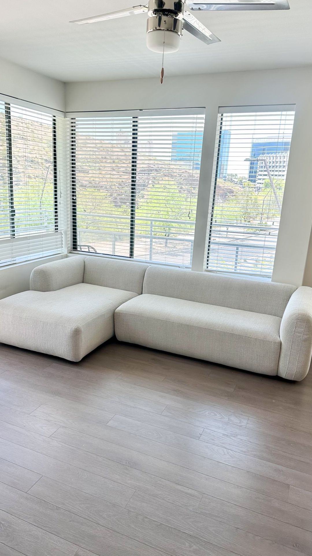 Nara 2 Piece Sectional Expensive Couch!