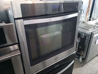 Whirlpool 30" stainless steel single wall oven - Free delivery