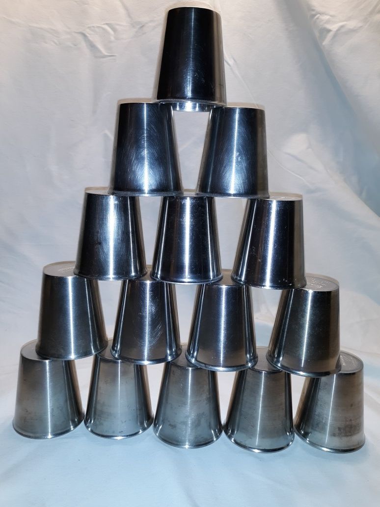VINTAGE Vollrath 68470 Stainless steel 7oz tumbler/solution cup