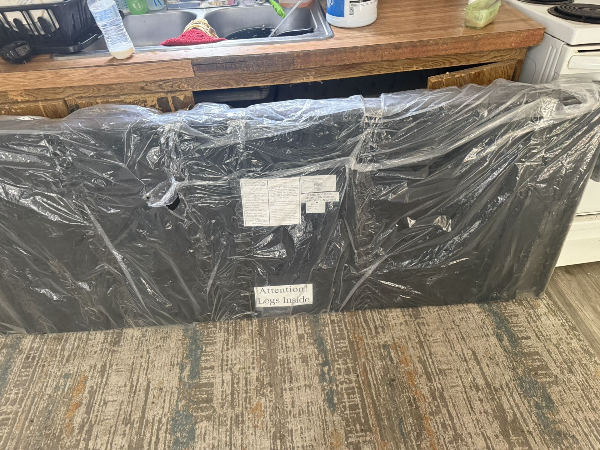 Unwrapped King Size Fabric Headboard