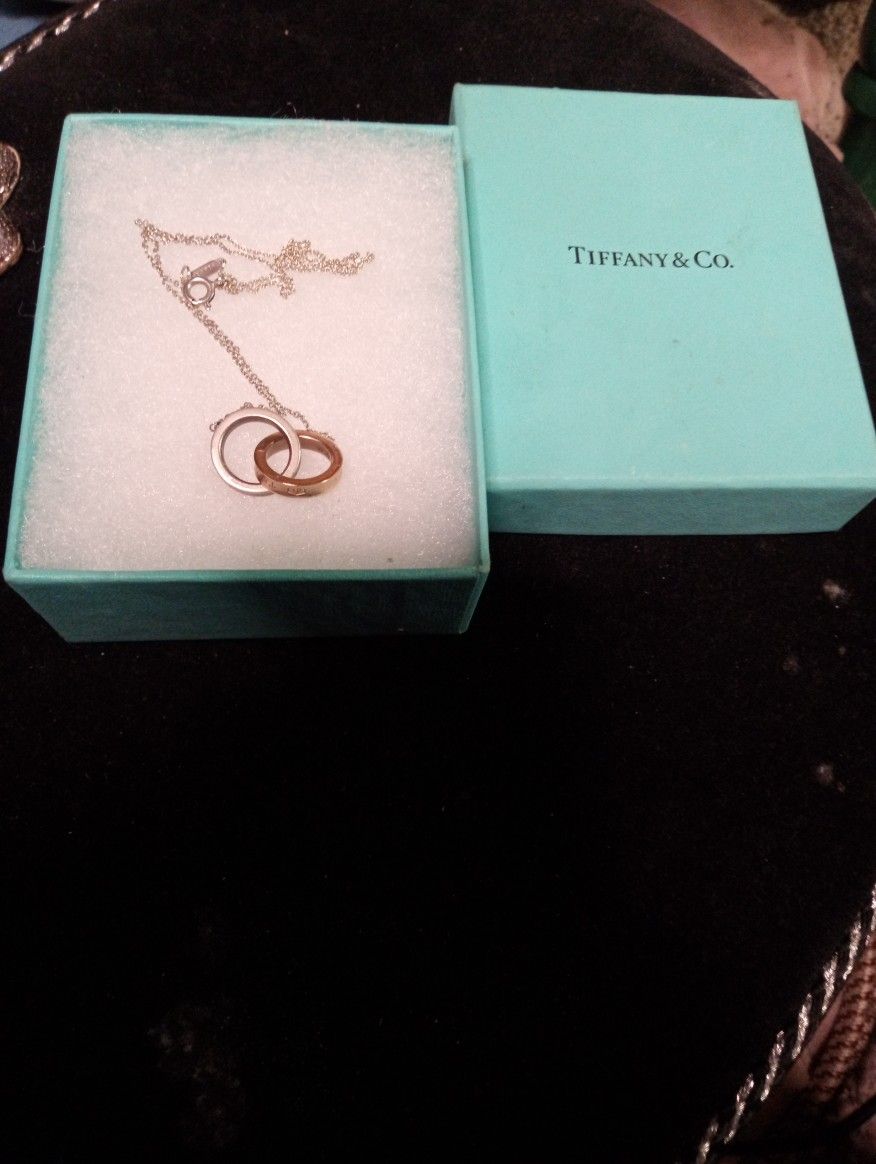Tiffany & Co. Interlocking Circle Pendant Necklace
