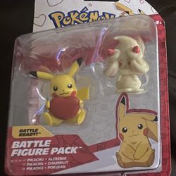 Pikachu and Alcremie Pokémon Battle Ready Figure Pack