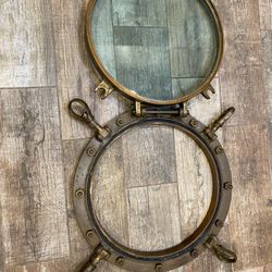 Antique Brass/bronze porthole