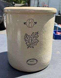 Vintage Western Stoneware Company 6 Gallon Stoneware Crock