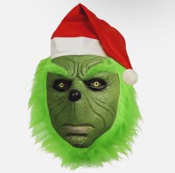Latex Mask Horse Green Monster Santa Claus for Christmas, Halloween & Holiday