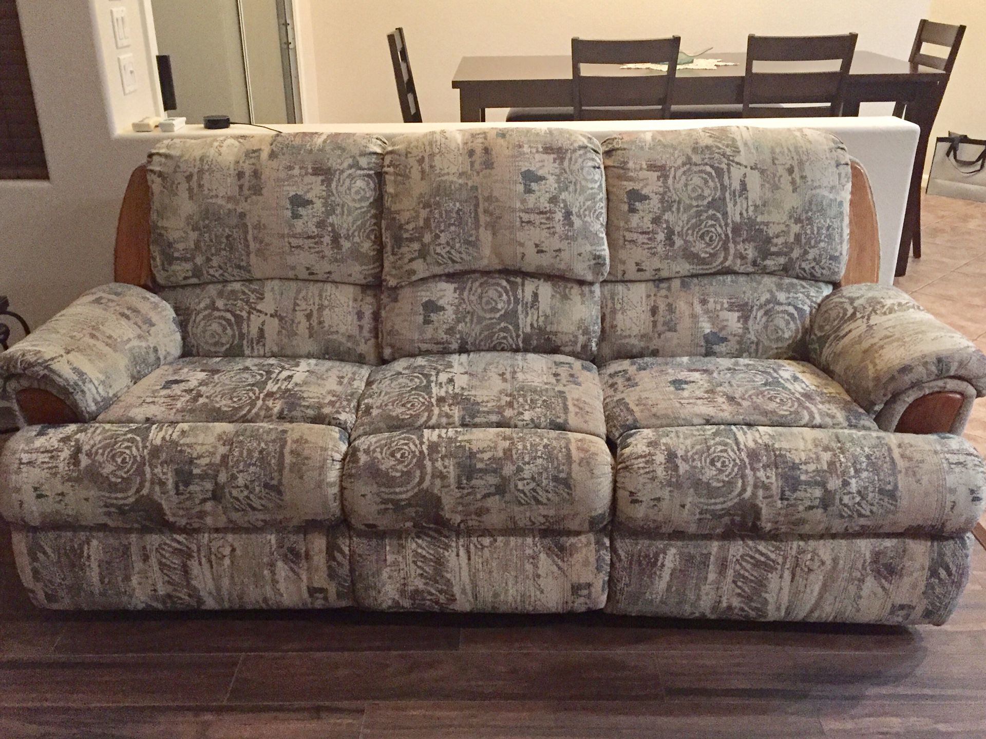 Double reclining sofa - great condition