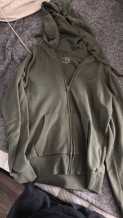 Green zip up