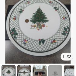 Mikasa Christmas Plate 12.2 Inches 
