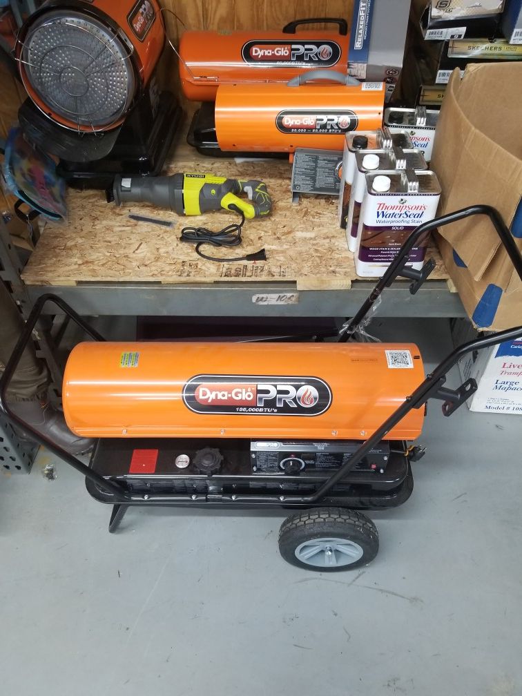 Dyna glo Pro 135,000 btu KEROSENE HEATER NEW