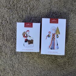 Hallmark Christmas Ornaments Santa Clause 