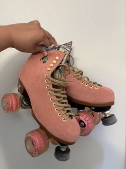 Moxi Lolly Pink Roller Skates Size 8