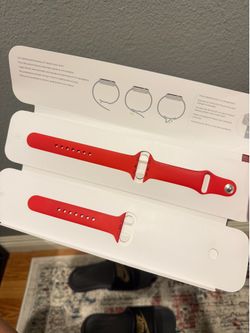 Genuine Apple Watch 38MM Red Sport Band (Product Red S/M & M/L)