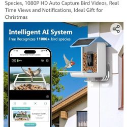 Smart Ai Recognition Bird Feeder BF13 Remote Control Camera 