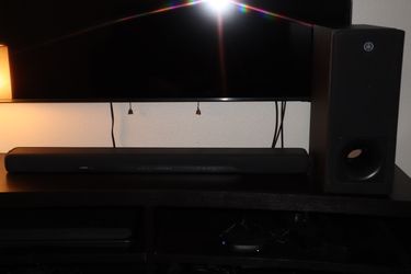 YAMAHA YAS-207BL Sound Bar with Wireless Subwoofer Bluetooth & DTS