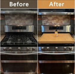 Brand new YUHFERA Stove Cover Board for Gas Stovetop - 30" x 22" Noodle Board Electric Stove Cover for RV Stove Top, Extra Countertop Space for Kitche