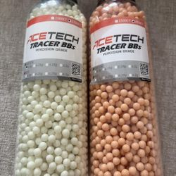 2 New Unopened ACETECH Tracer BBs - 2700 Count Each