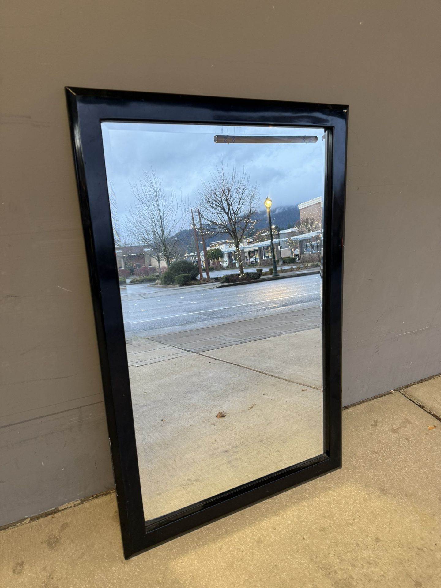 Antique Wall Mirror Black