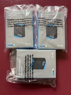 GoPro HERO9 Black Rechargeable Battery – Lot of 3