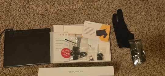 Gaomon S620 Graphics Drawing Tablet — Complete Set with Accessories