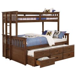 3-drawer Twin XL over Queen Bunkbed Special Offer
