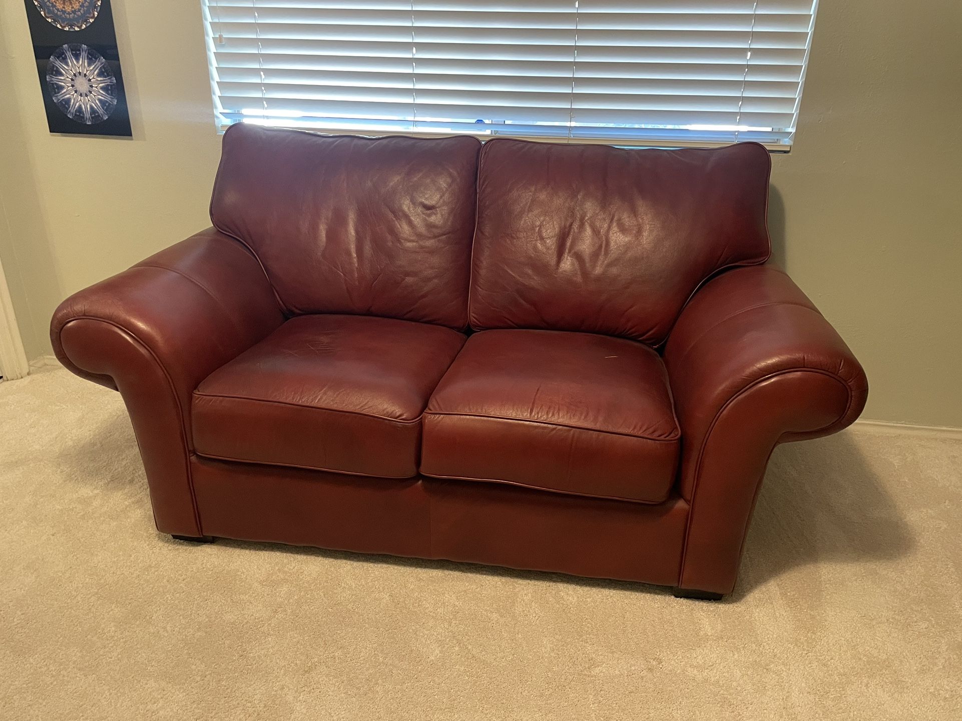 Leather Loveseat/Couch 