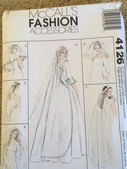 New Sewing Patterns For Bridal And Dresses $5 Each