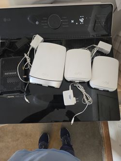 Netgear Modem And WiFi 6 Orbi Router