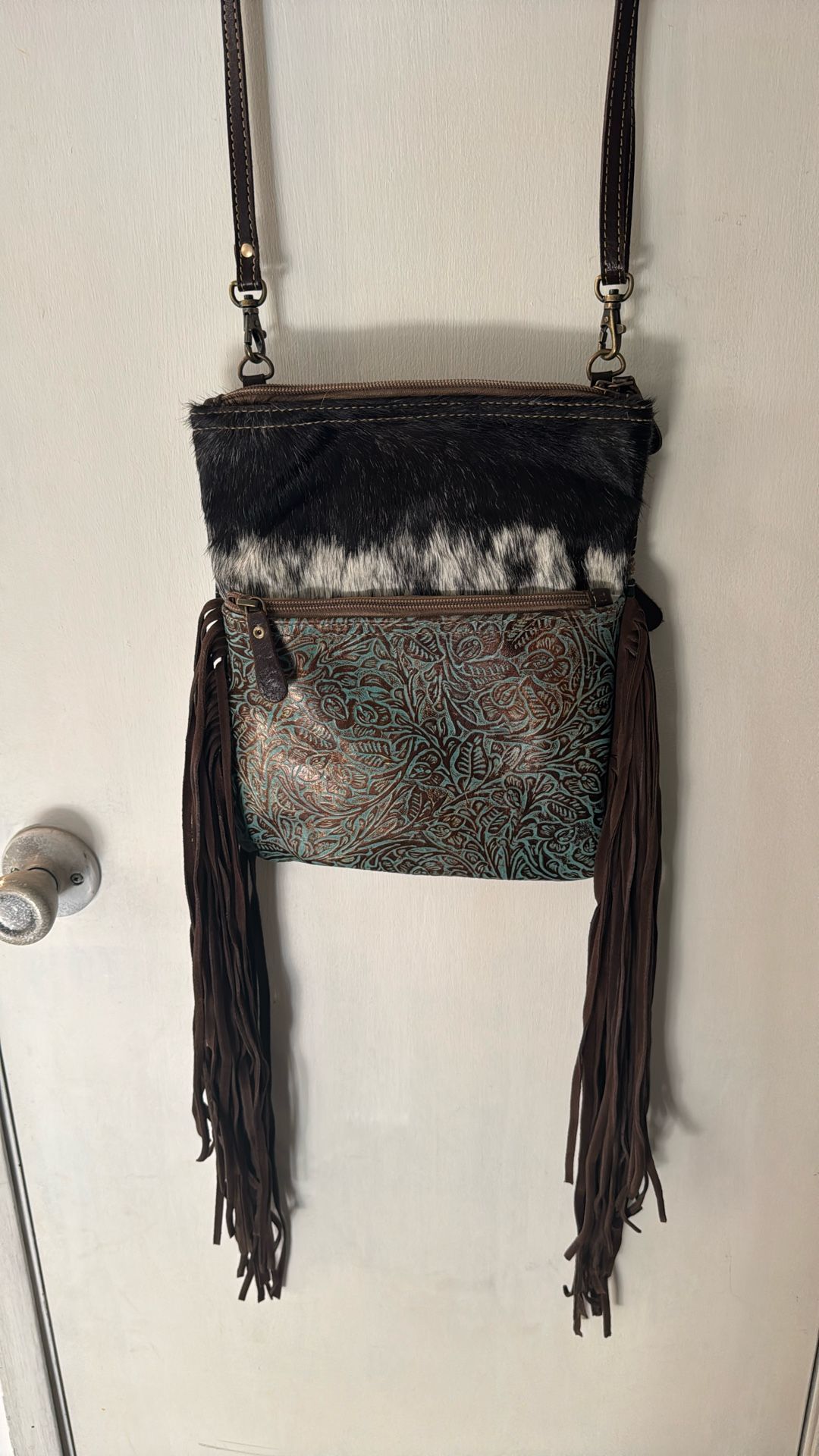 Leather And Cowhide RodeoPurse